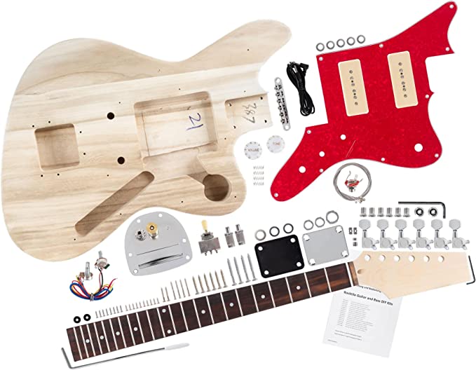 Kit d'assemblaggio per chitarra elettrica 'Rocktile JAG-Style'